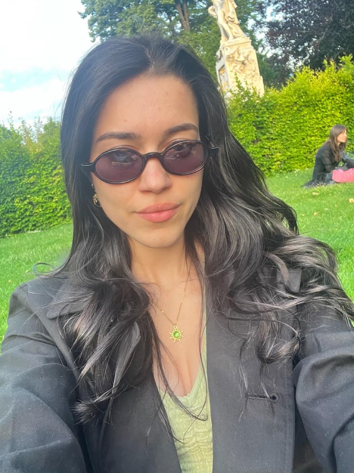 Vera outdoors in a Vienna park